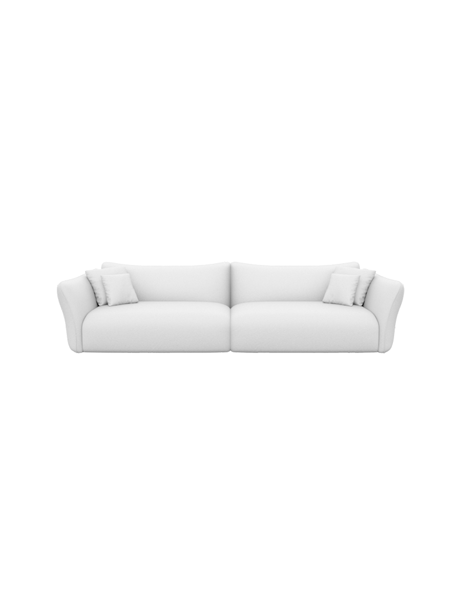 
3-Sitzer Echtleder Design Sofa „Mareno“ - Echtleder Beige