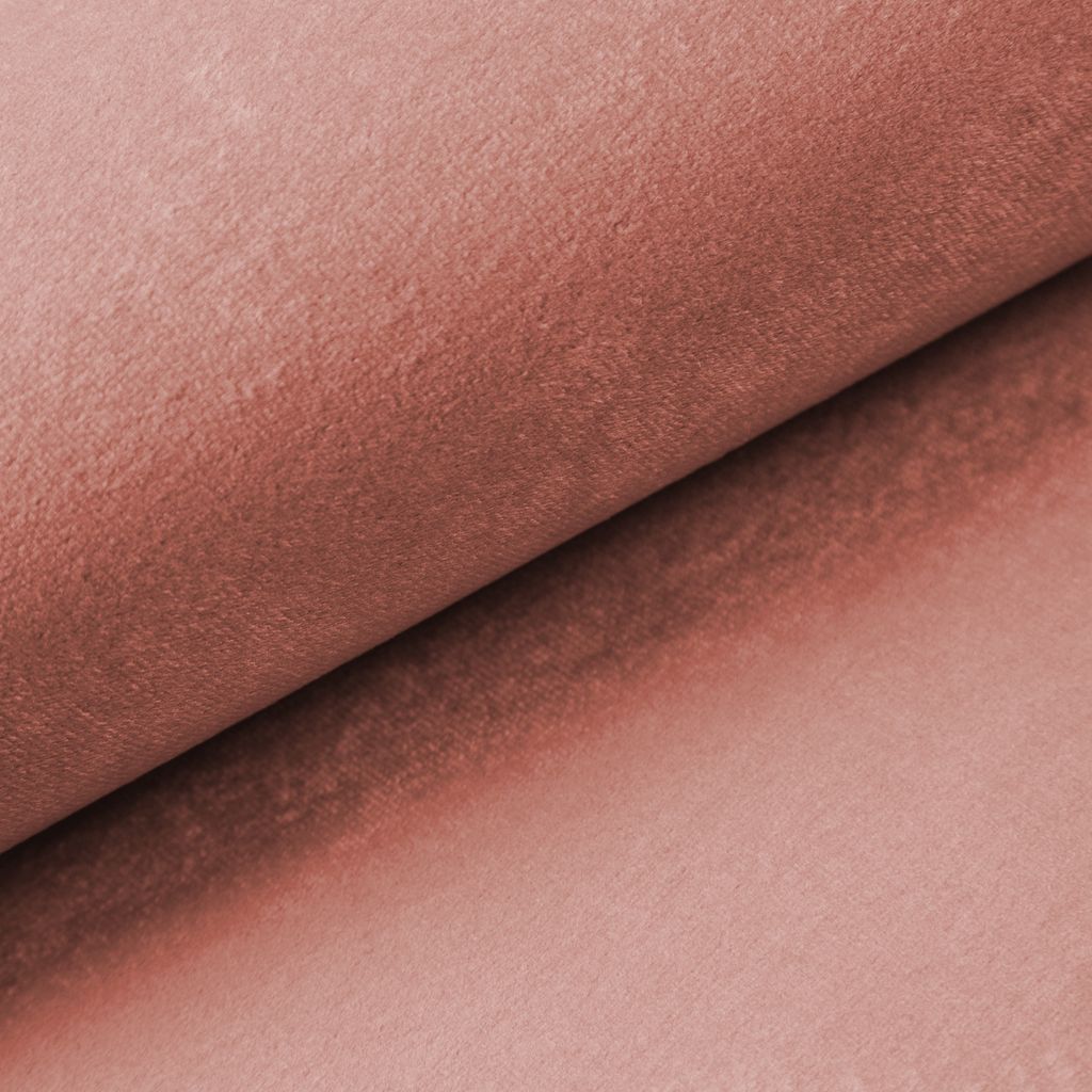 
Design Polsterbett „Savio“ mit Ablagefach, Samt Lachsrosa - 140 x 200 cm