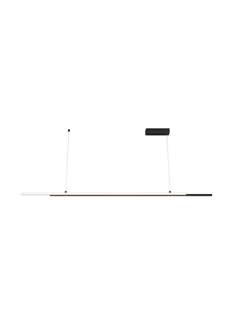 
Lampada a sospensione di design LED Compact “Halo” - Nero