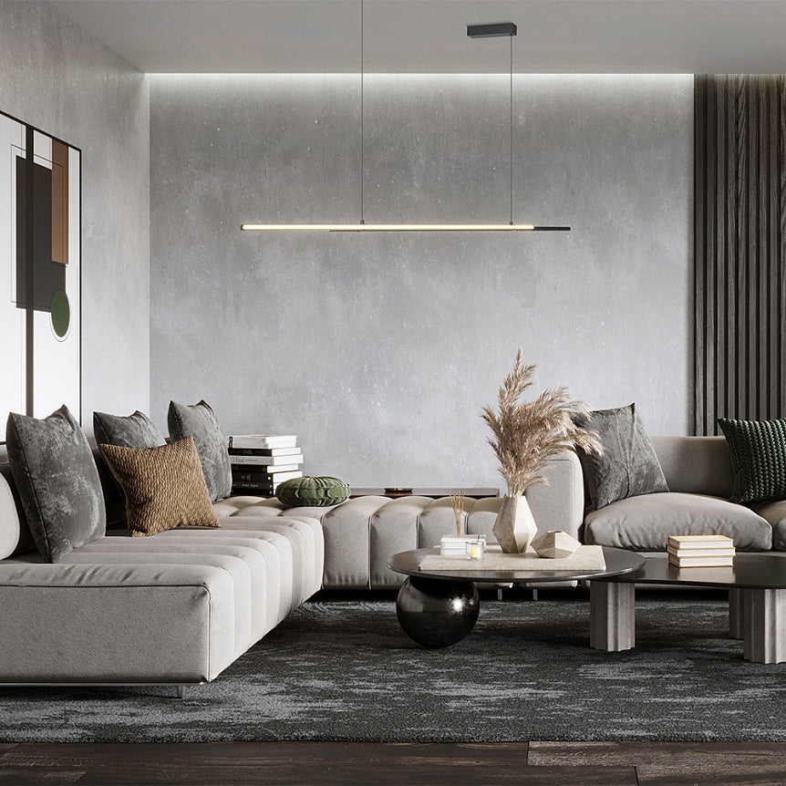 
Lampada a sospensione di design LED Compact “Halo” - Nero