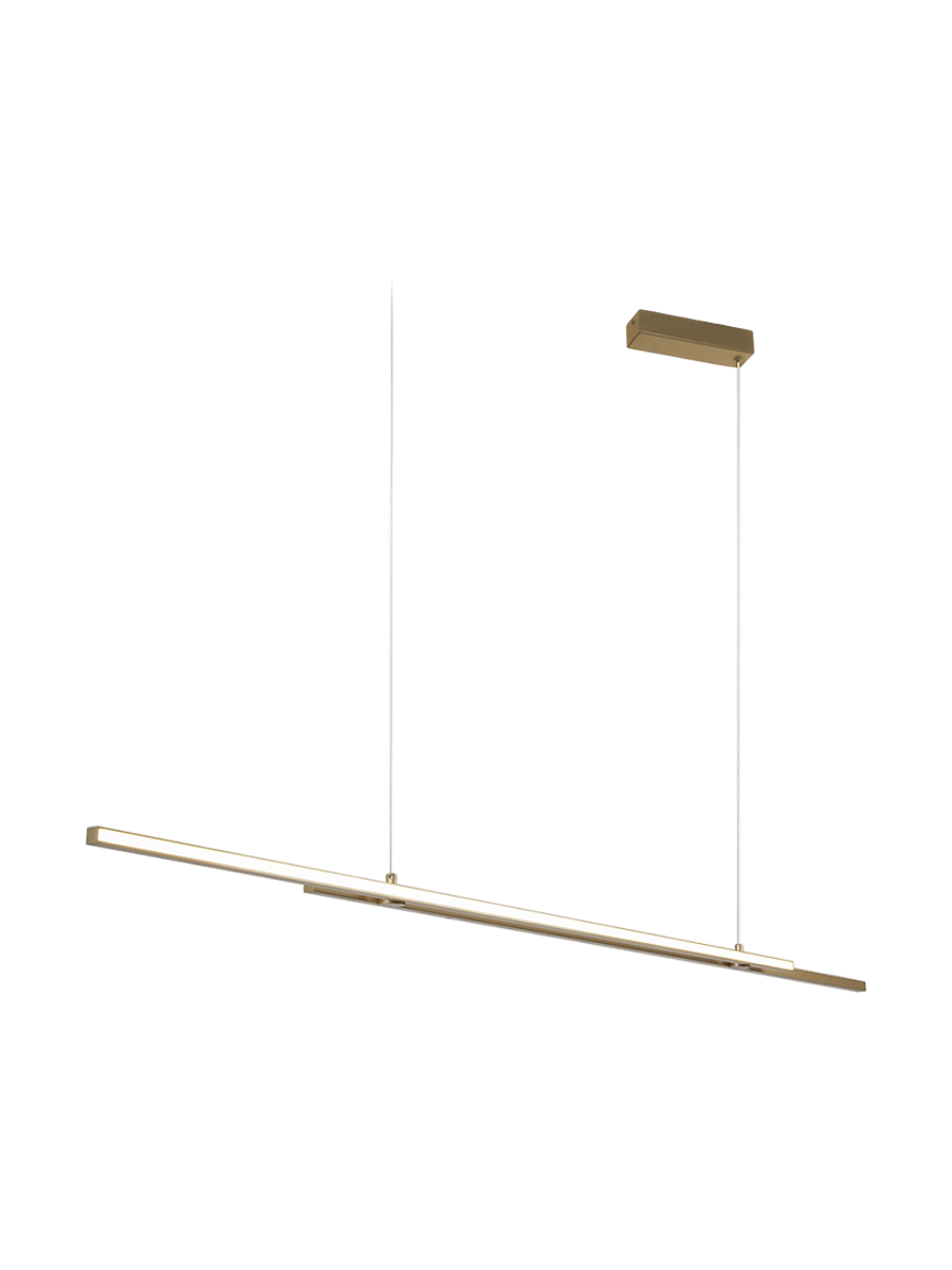 
Lampada a sospensione di design LED Long “Halo” - Ottone