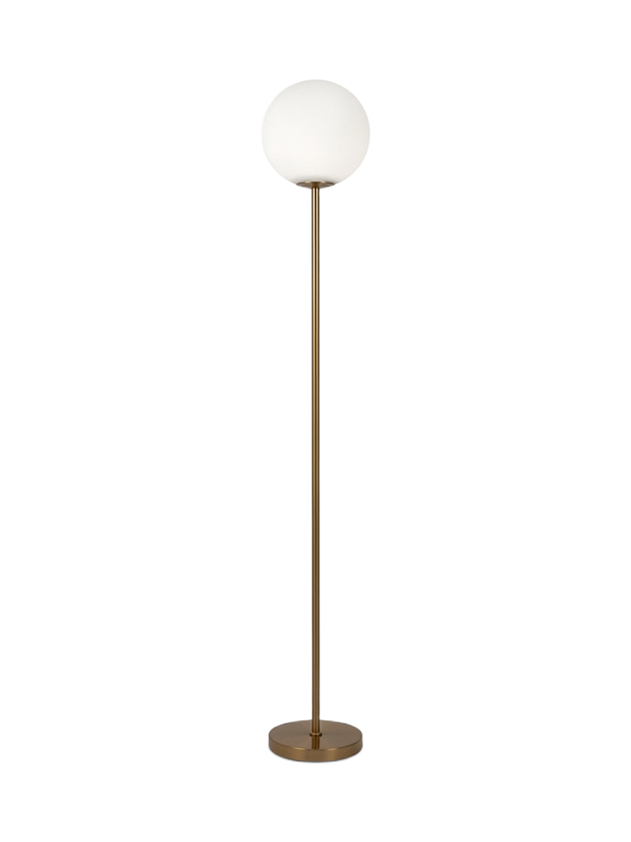 
Lampada da terra di design “Ring” - Oro