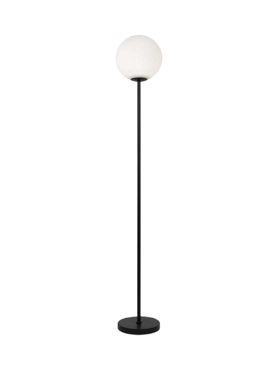 
Lampada da terra di design “Ring” - Nero