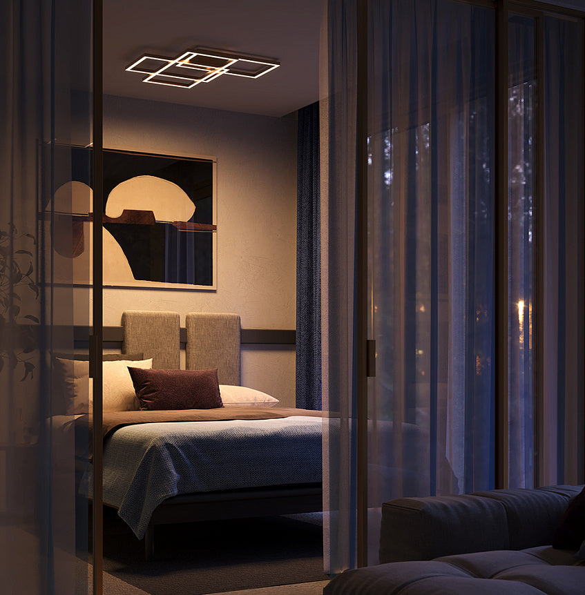 
Plafoniera di design a LED "Rida" - Oro