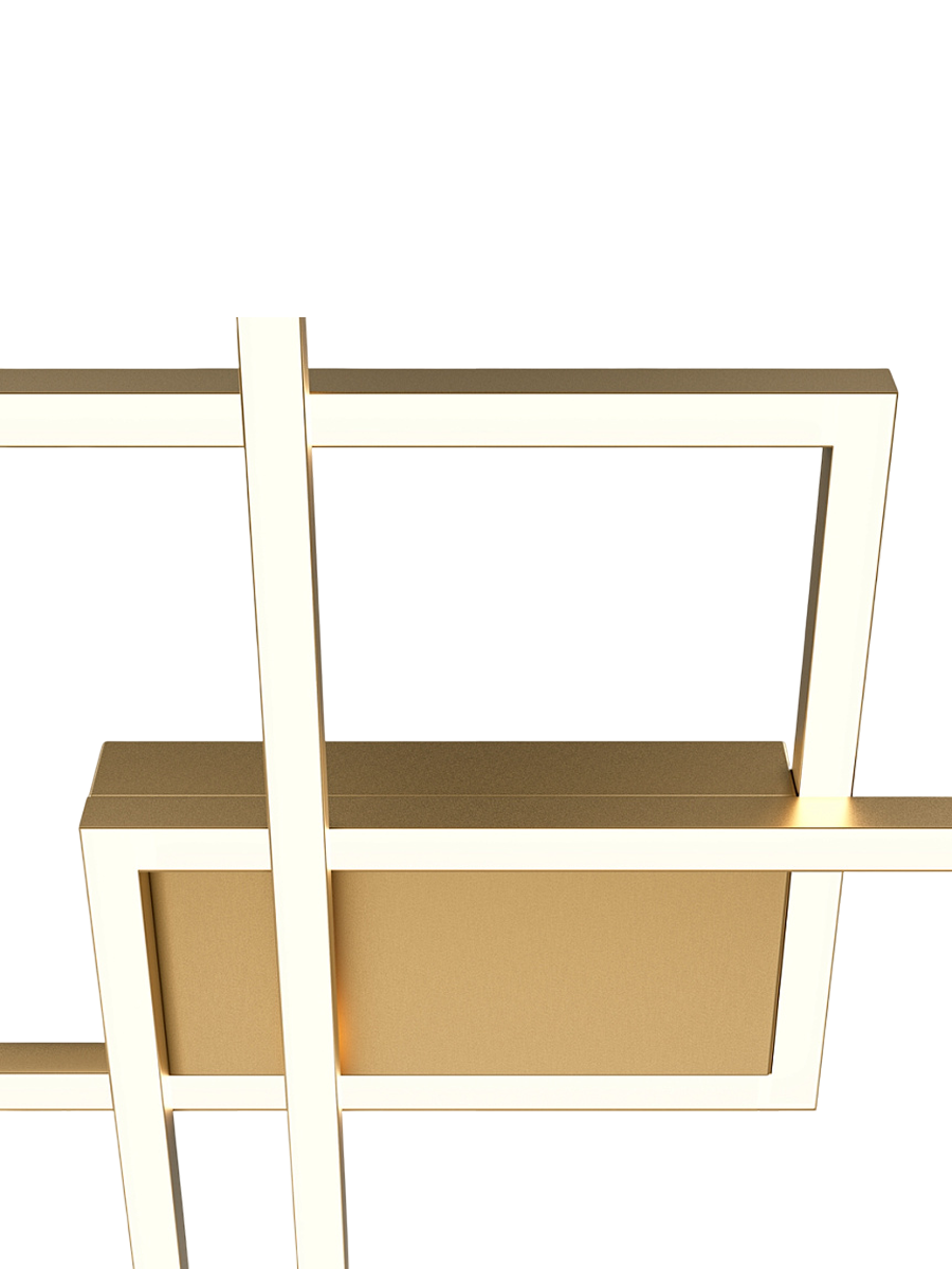 
Plafoniera di design a LED "Rida" - Oro