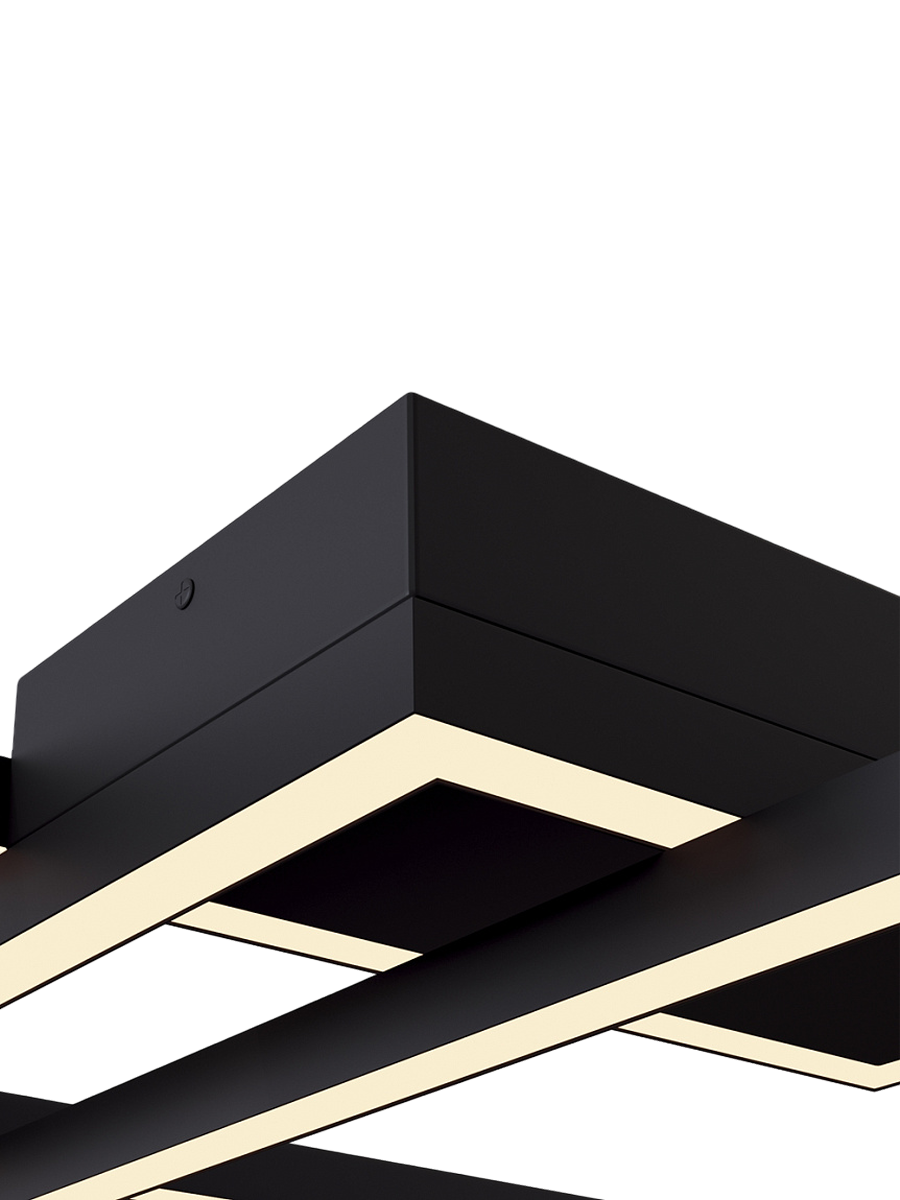 
Plafoniera di design a LED "Rida" - Nero