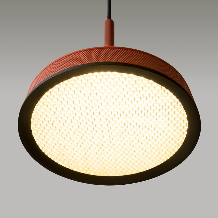 
Lampada a sospensione di design a LED "El" - Rosso ocra
