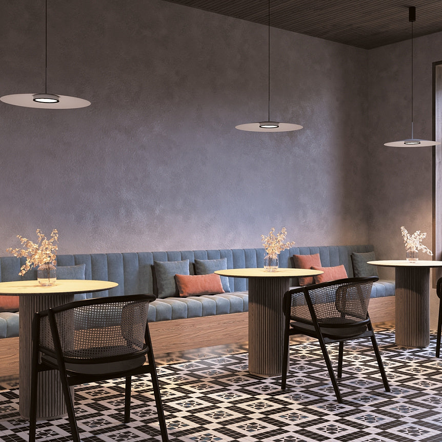 
Lampada a sospensione Loop di design a LED "El" - Bianco