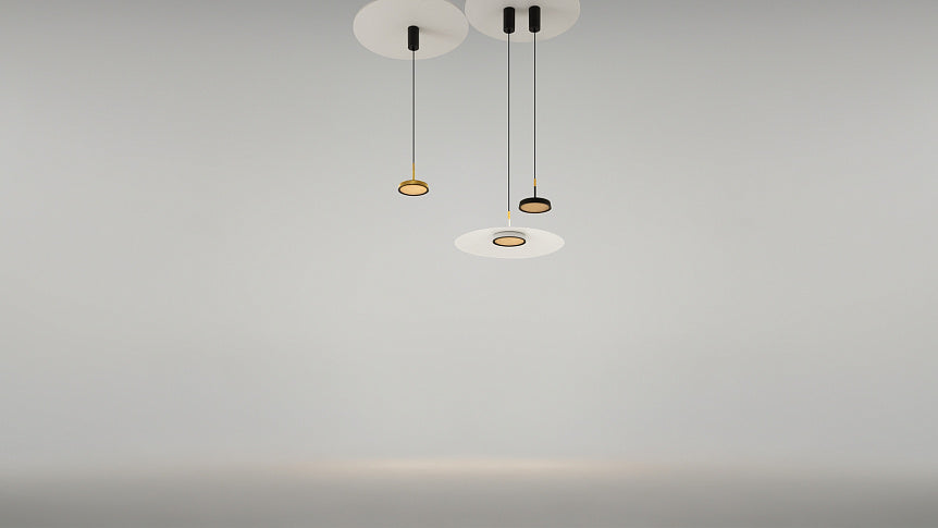 
Lampada a sospensione di design a LED "El" - Bianco