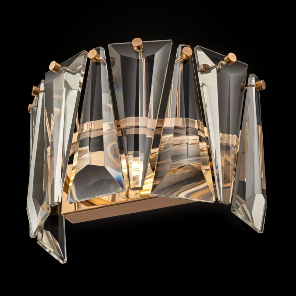 
Lampada da parete di design in cristallo “Puntes” - Oro
