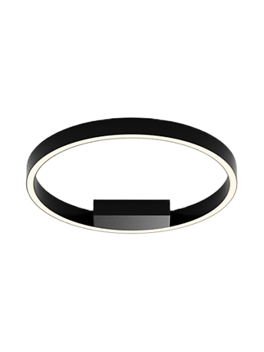 
Lampada da parete di design LED grande “Rim” - Nero / ø 40cm