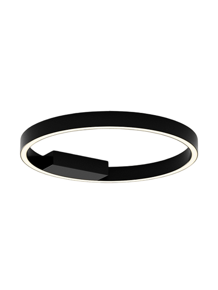 
Lampada da parete di design LED grande “Rim” - Nero / ø 40cm