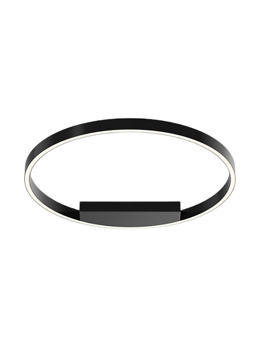 
Lampada da parete di design LED grande “Rim” - Nero / ø 60cm