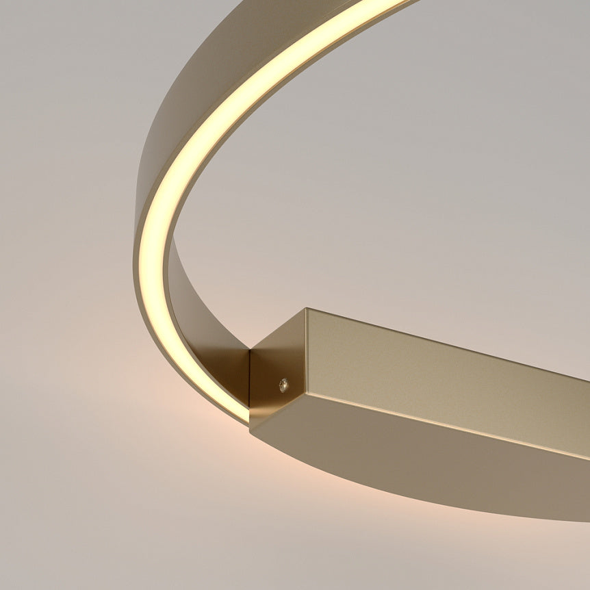 
"Rim" LED Wall Light - Gold / 60cm diameter