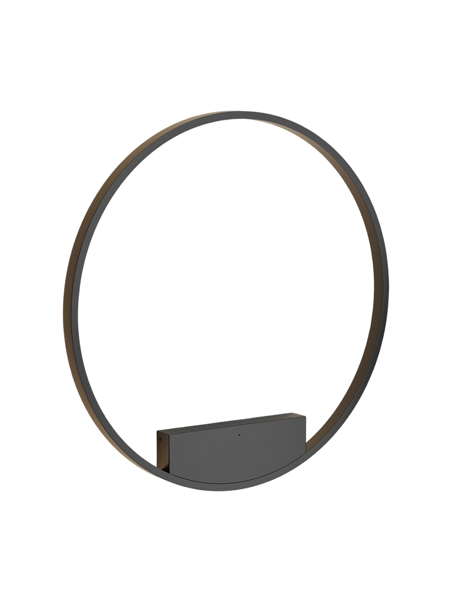 
Lampada da parete di design LED grande “Rim” - Nero / ø 80cm