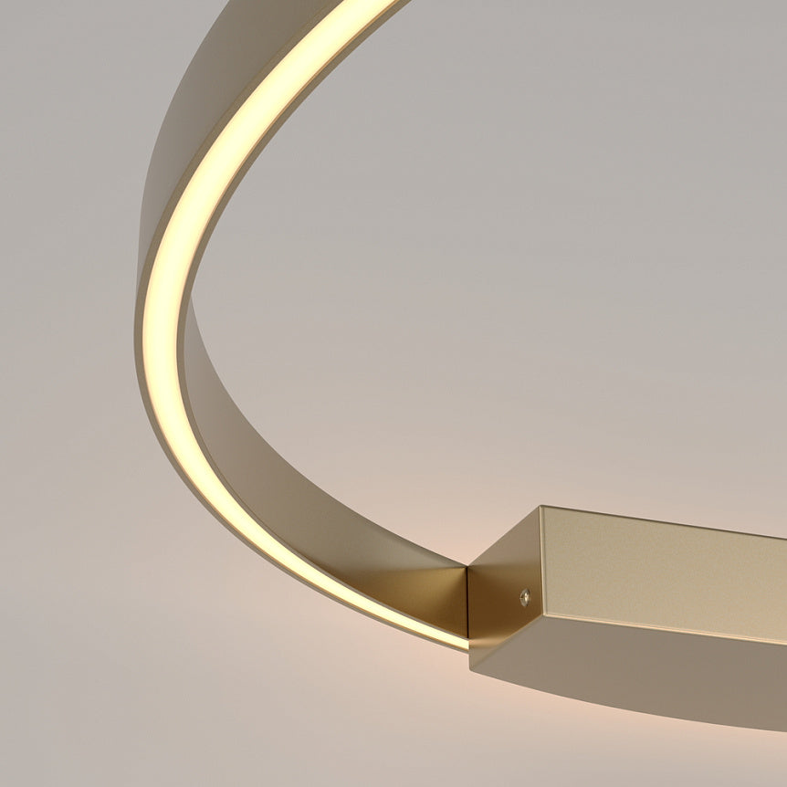 
Lampada da parete di design LED grande “Rim” - Oro / ø 80cm