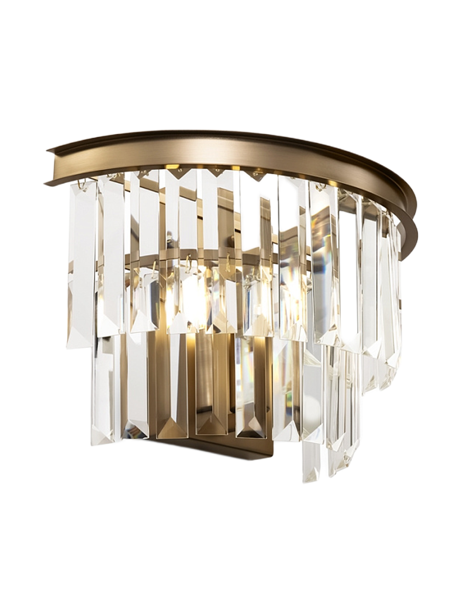 
Lampada da parete esclusiva „Revero“ - Ottone, Chiaro