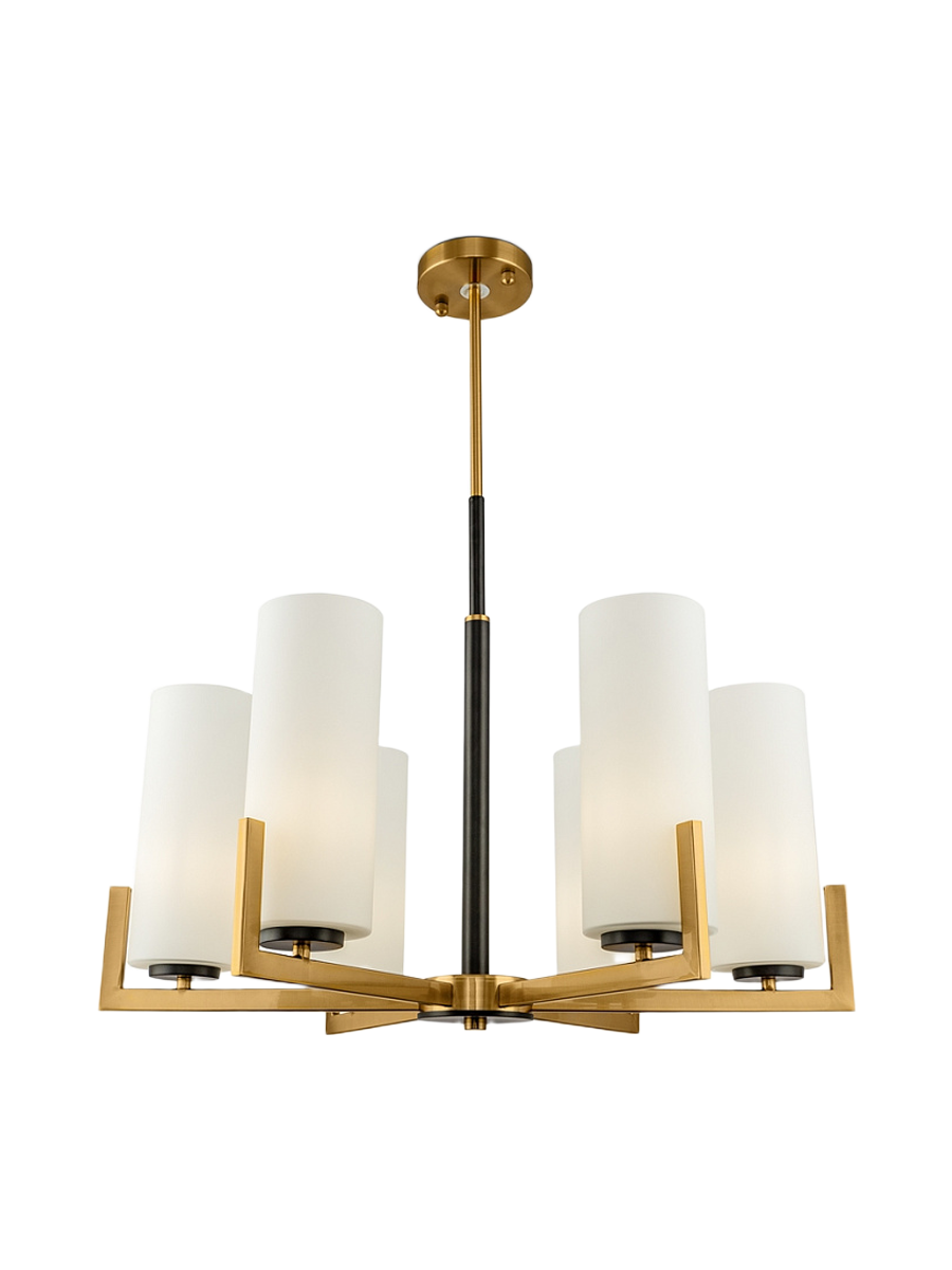 
Designer Chandelier "Fortano" - 6-bulb
