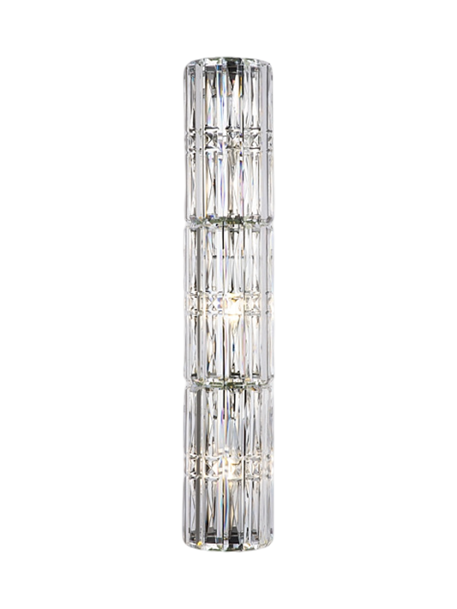 
Long Design "Facet" Wall Lamp - Silver