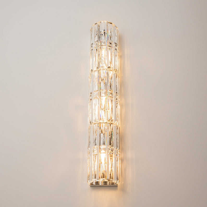 
Lampada da parete di design Long "Facet" - Argento