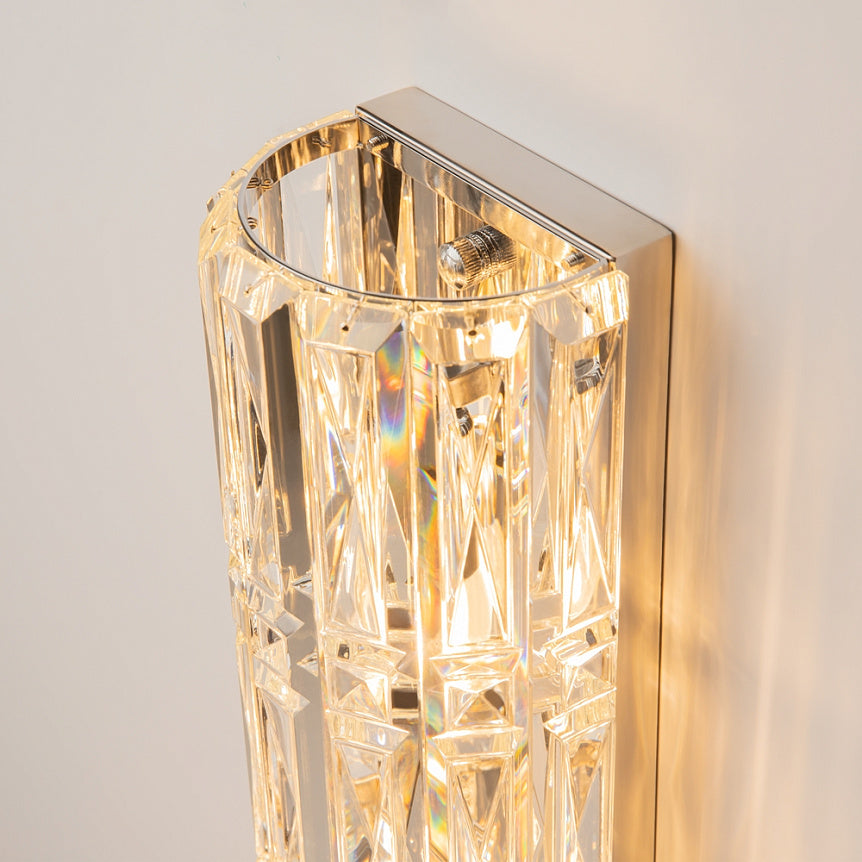 
Lampada da parete di design Long "Facet" - Argento