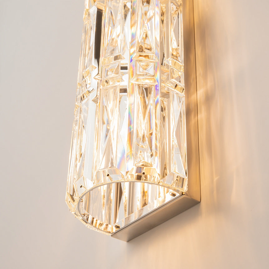 
Lampada da parete di design Long "Facet" - Argento