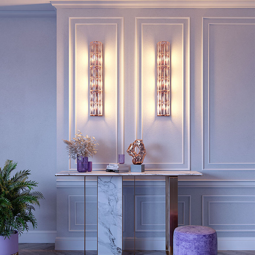 
Long Design "Facet" Wall Lamp - Gold