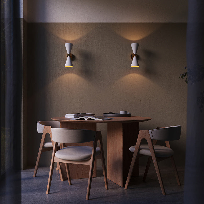 
Flexible Wall Light "Vesper" - White, Gold