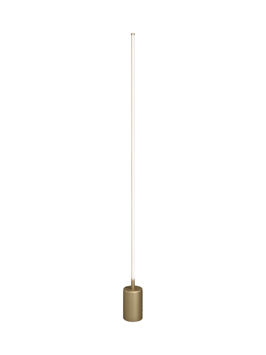 
LED Design Stehlampe "Flow" - Gold