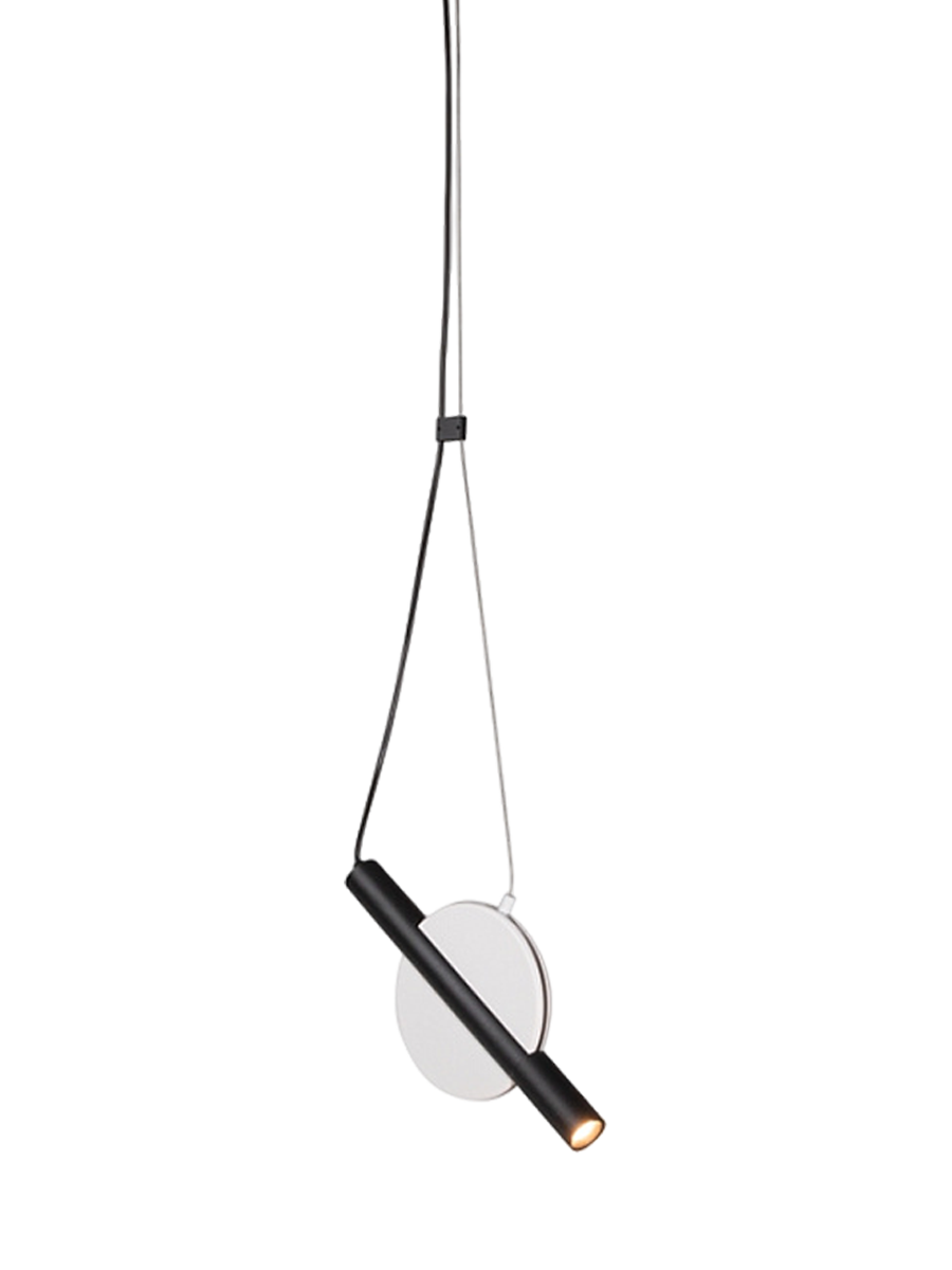 
Lampada a sospensione di design LED “Enigma” - Bianco, Nero