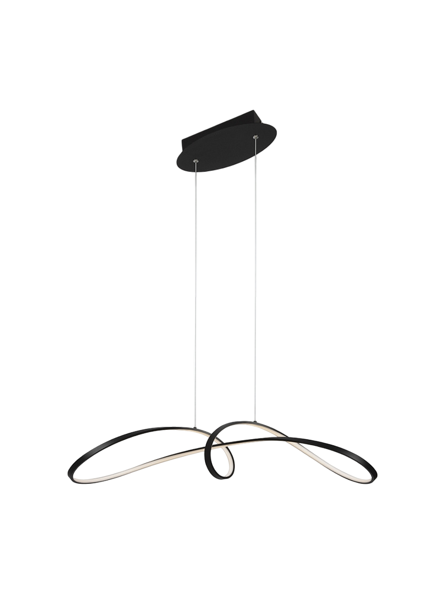 
Loop LED Design Pendant Lamp "Curve" - Black