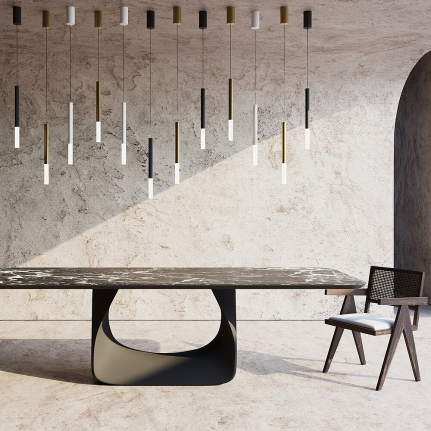 
Lampada a sospensione di design a LED “Pro Shade” - Nero
