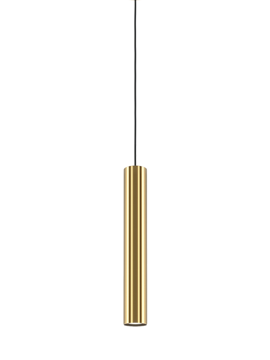
Lampada a sospensione di design “Pro Focus” - Oro lucido