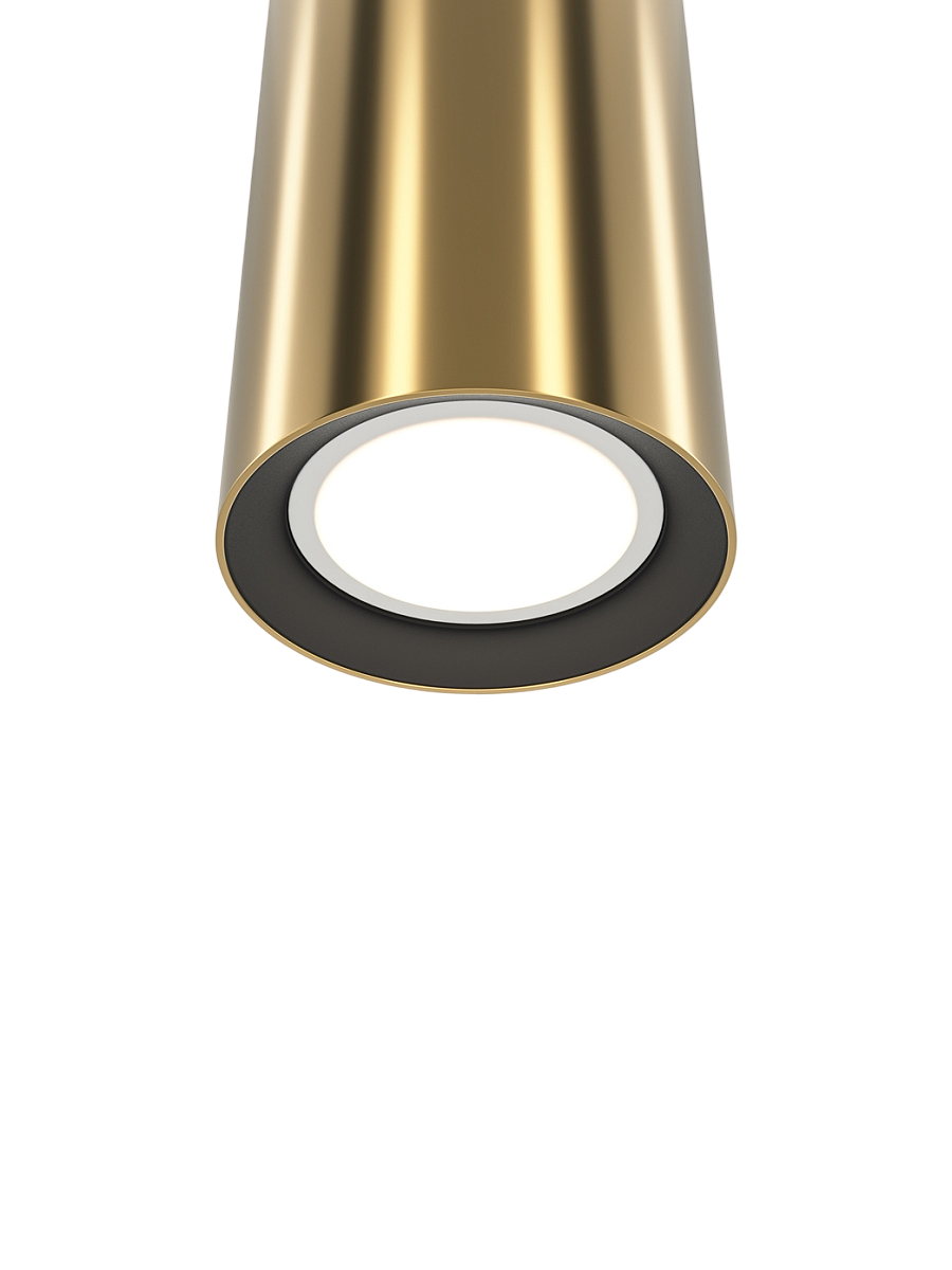 
Lampada a sospensione di design “Pro Focus” - Oro lucido