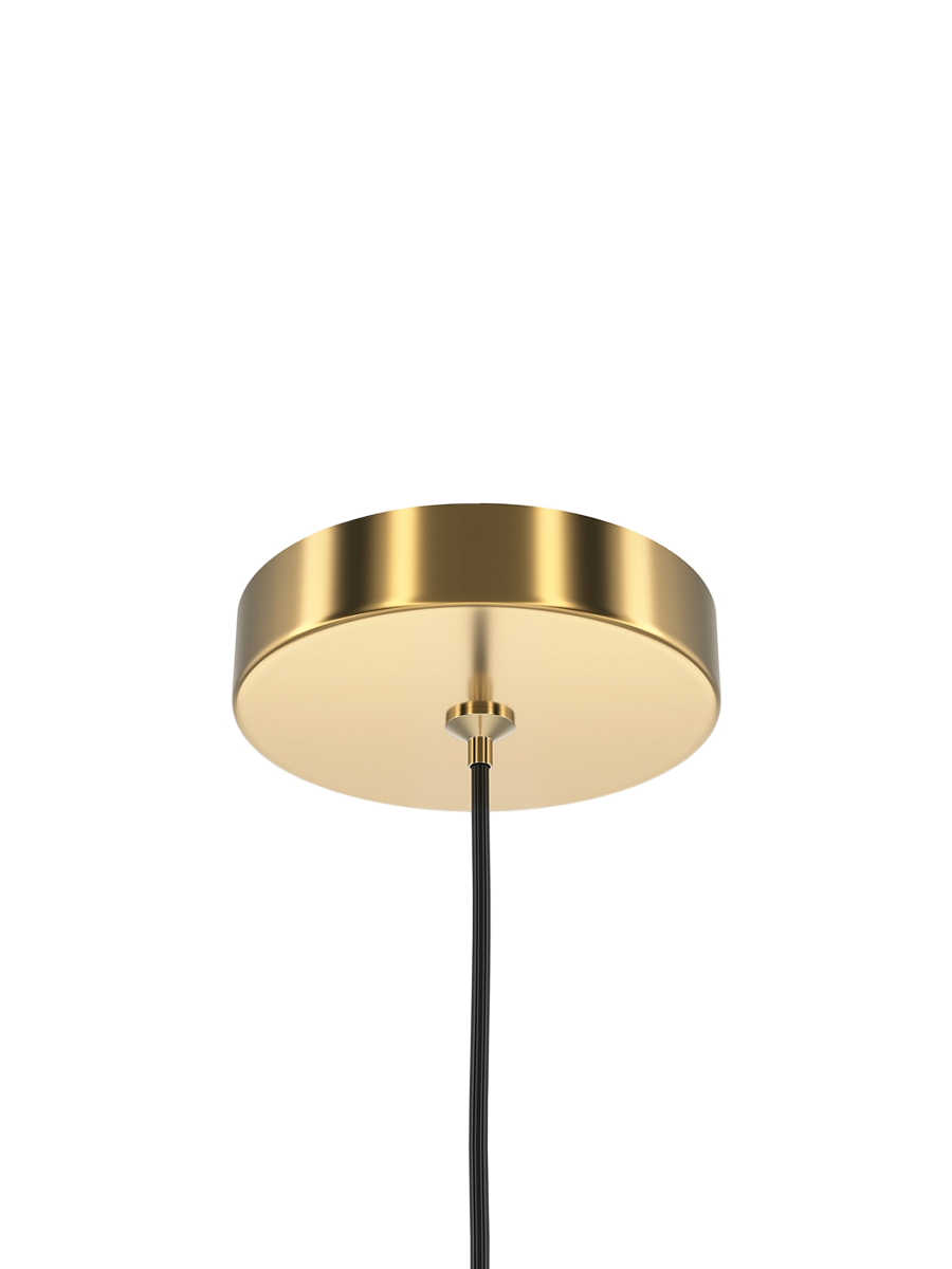 
Lampada a sospensione di design “Pro Focus” - Oro lucido
