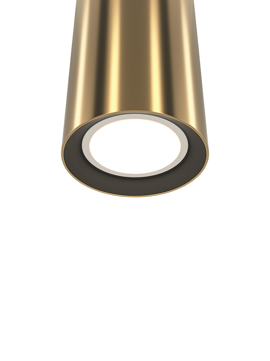 
Lampada a sospensione di design “Pro Focus” - Oro lucido