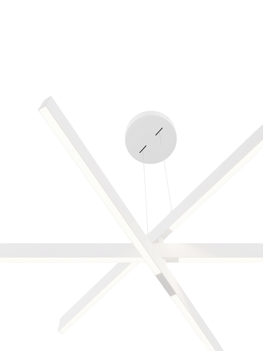 
Lampada a sospensione flessibile di design a LED „Origami“ - Bianco