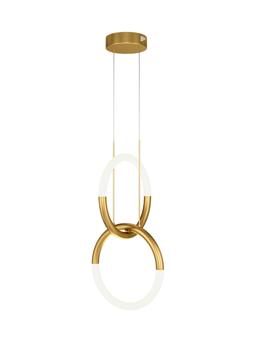 
Lampada a sospensione di design LED “Node”, oro Ø 34 cm
