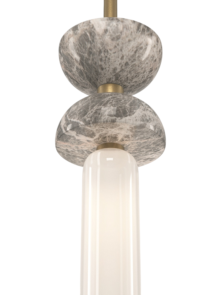 
Lampada a sospensione di design „Kyoto" - Grigio, Gold