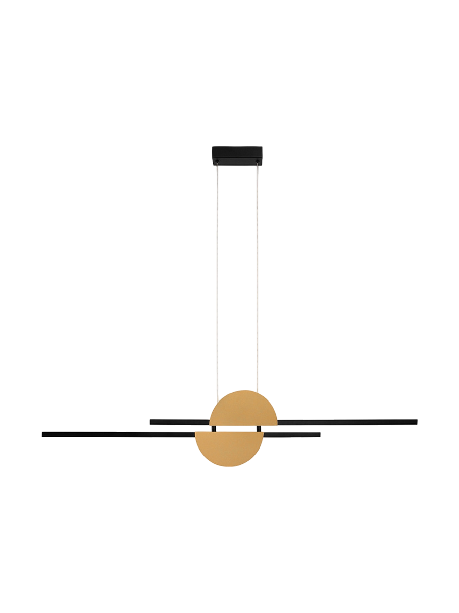 
Lampada a sospensione di design LED “Skyline” - Oro, Nero