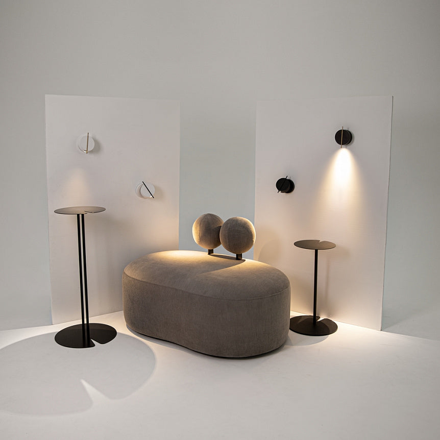 
LED Design Wall Lamp "Nuance" - White, Gold