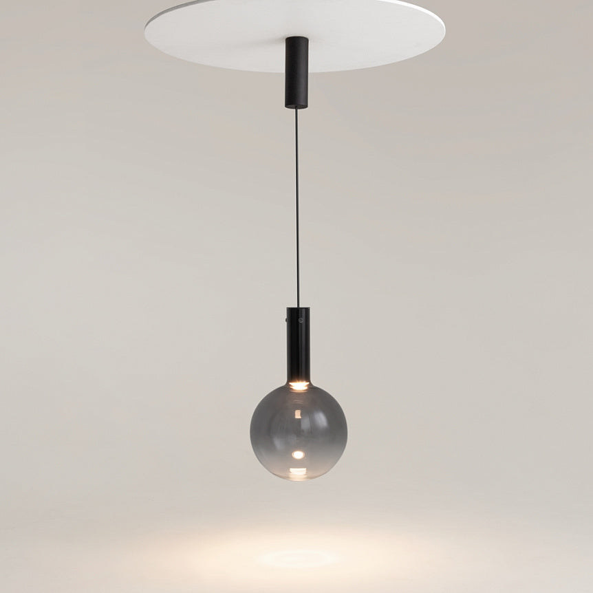 
Lampada a sospensione di design LED “Nebula” - Vetro fumé / ø 25cm