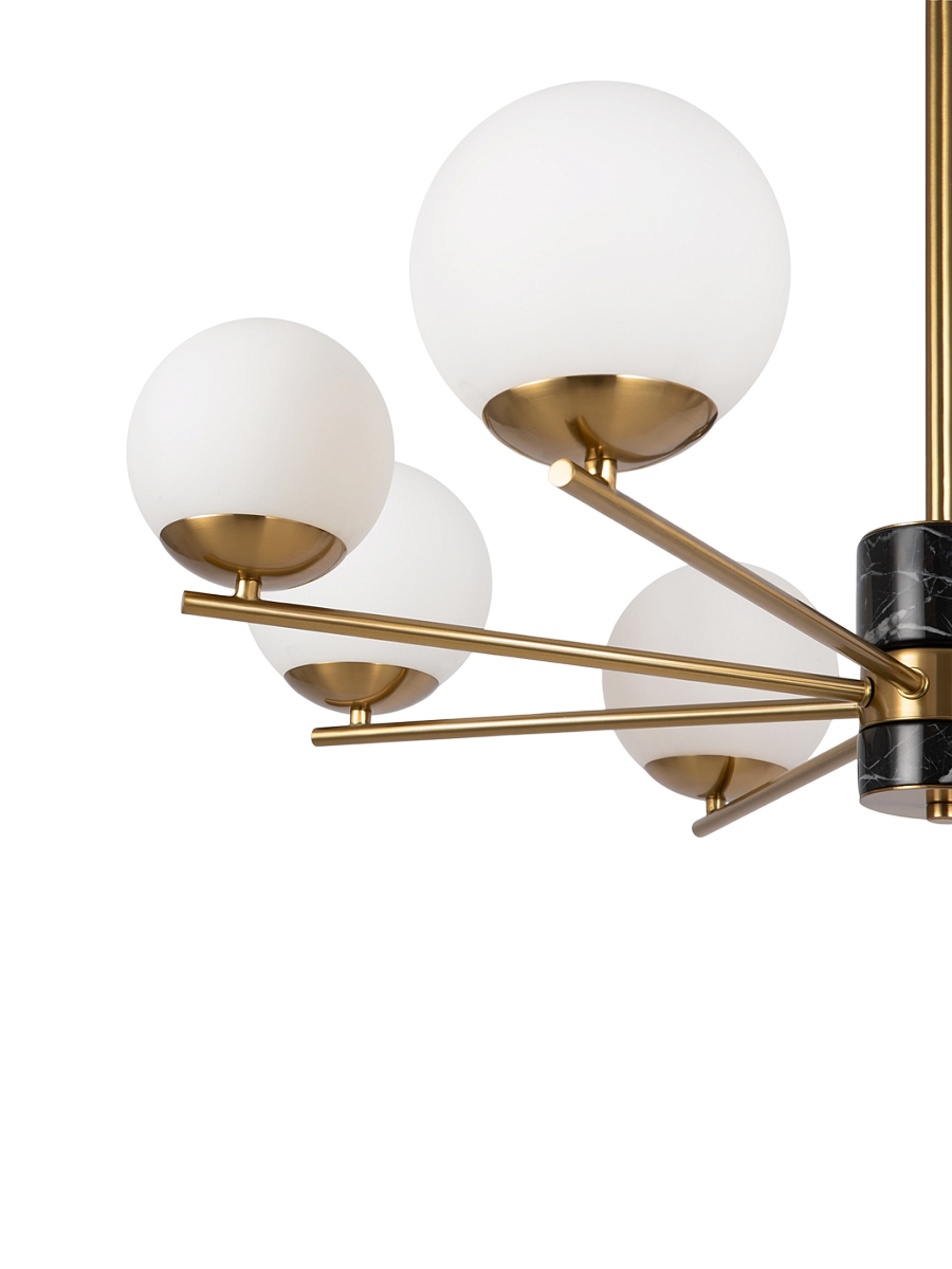 
Lampada a sospensione di design "Marble" - 8-Fiammeggio