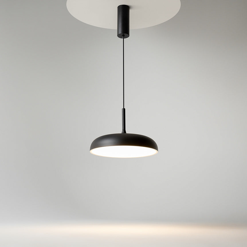 
Lampada a sospensione di design LED “Gerhard” - Nero / ø 30cm