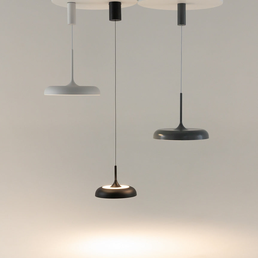 
Lampada a sospensione di design LED “Gerhard” - Grigio / ø 40cm
