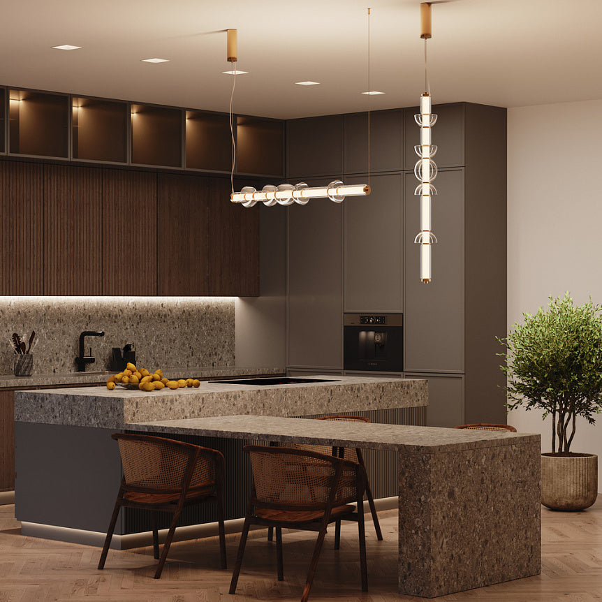 
Lampada a sospensione di design LED “Cosmo” - Oro