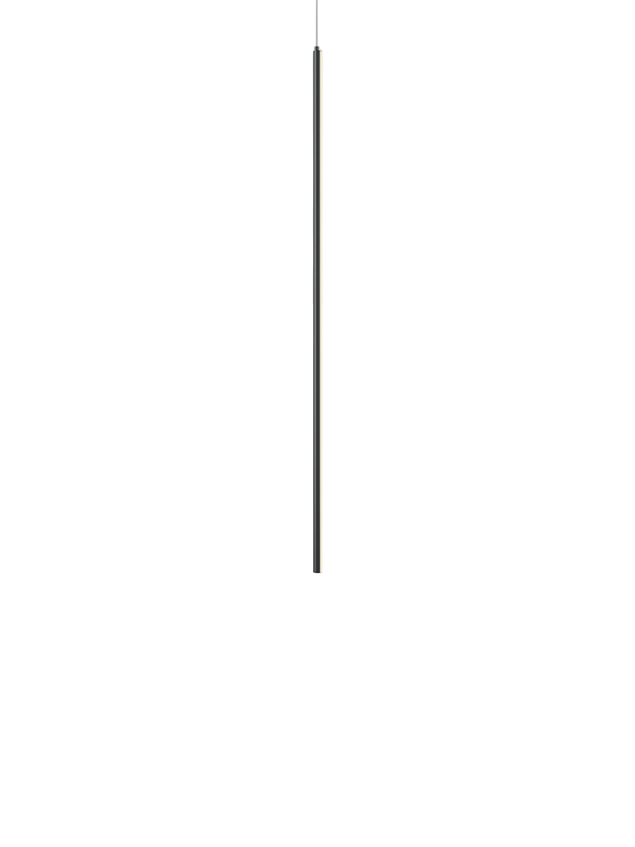 
Lampada a sospensione di design LED Drop “Halo” - Nero / Grande