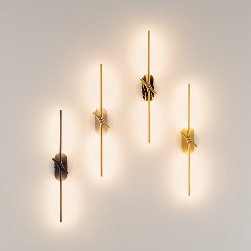 
LED Designer Wall Lamp "Renaissance" - Gray Marble