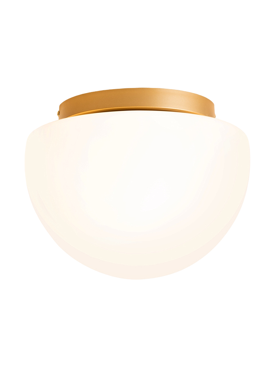 
Lampada da soffitto di design “Glassy” - Bianco/Oro
