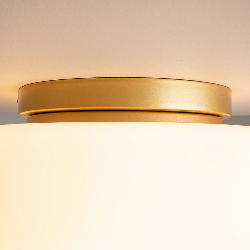 
Lampada da soffitto di design “Glassy” - Bianco/Oro